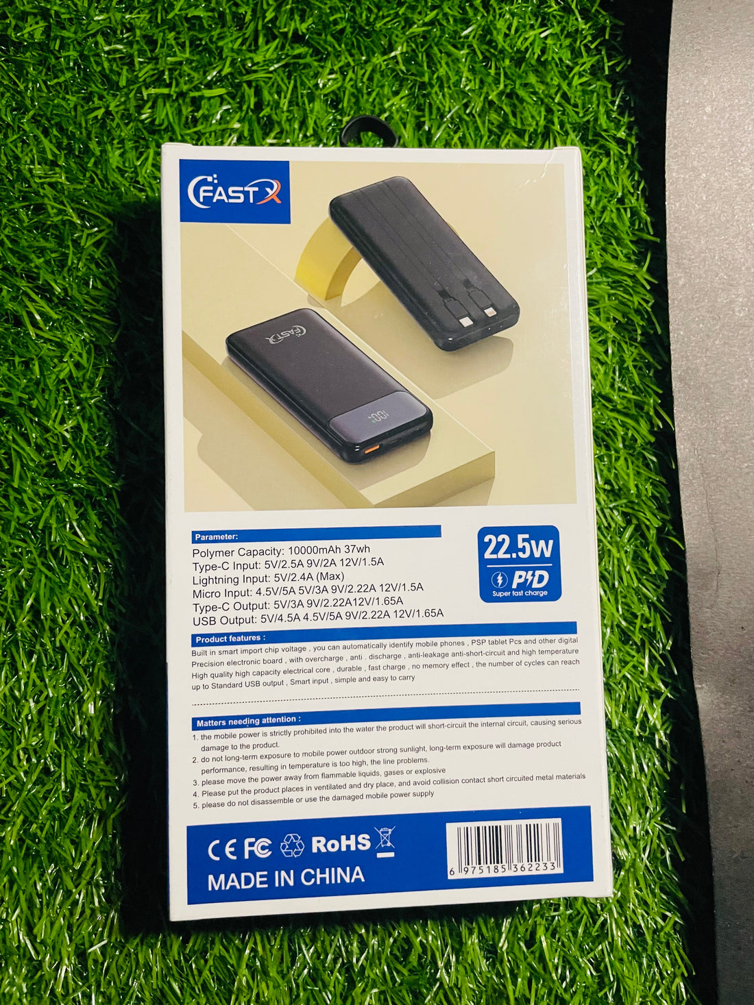 Fastx Power Bank 10000 Mah